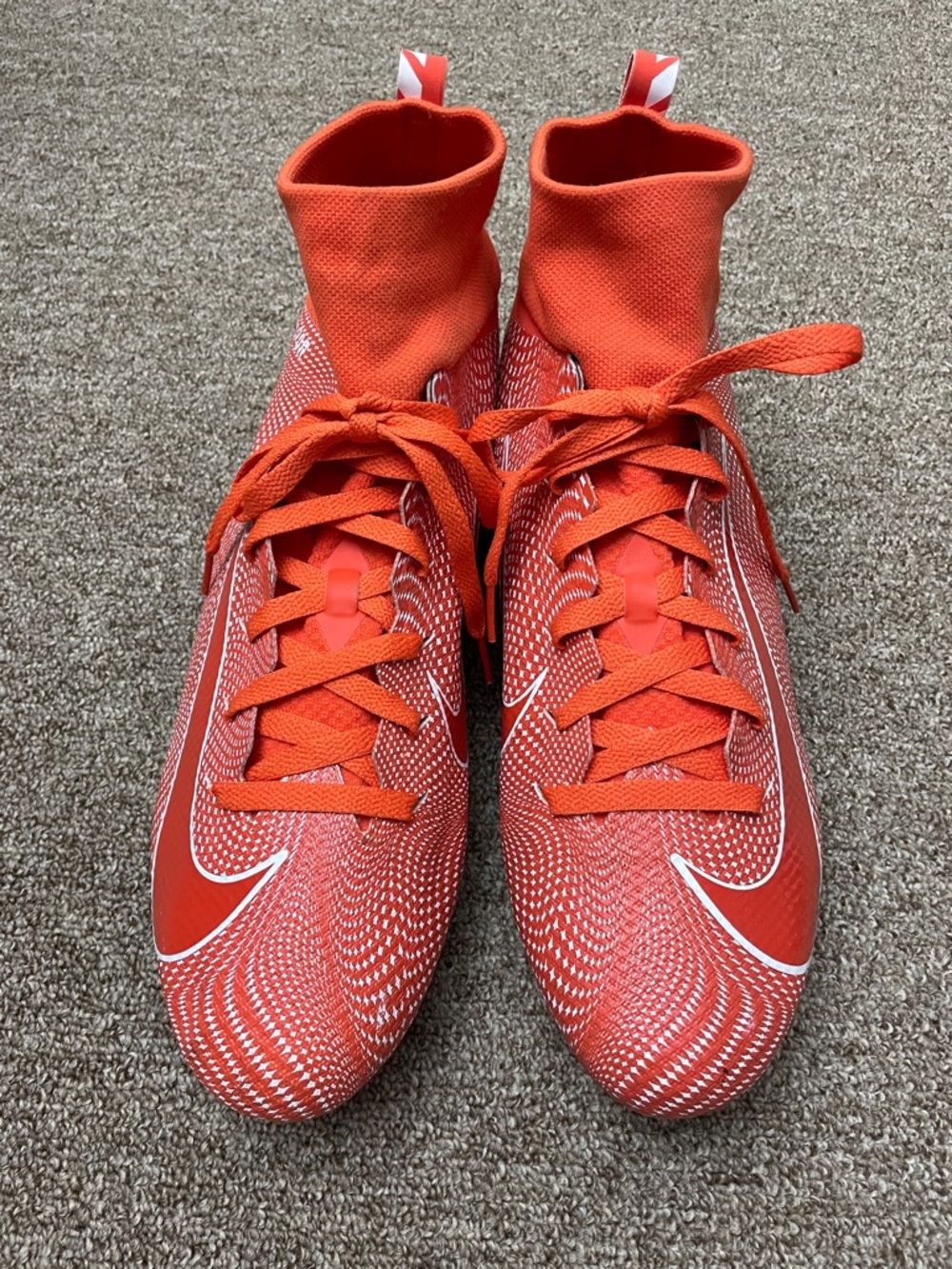 Nike Vapor Untouchable 3 Pro Orange Out Football Cleats Men Size 14